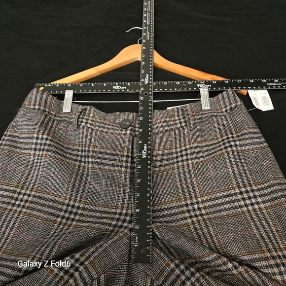 Harold’s Women’s‎ Wool Plaid Pants Size 12 NWT Contemporary Fit Alex Flawed - Picture 8 of 10